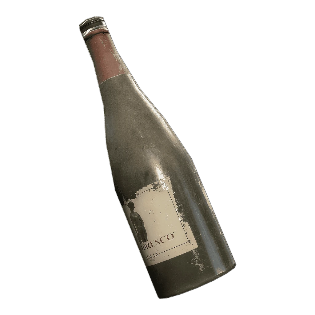 Empty Wine Bottle