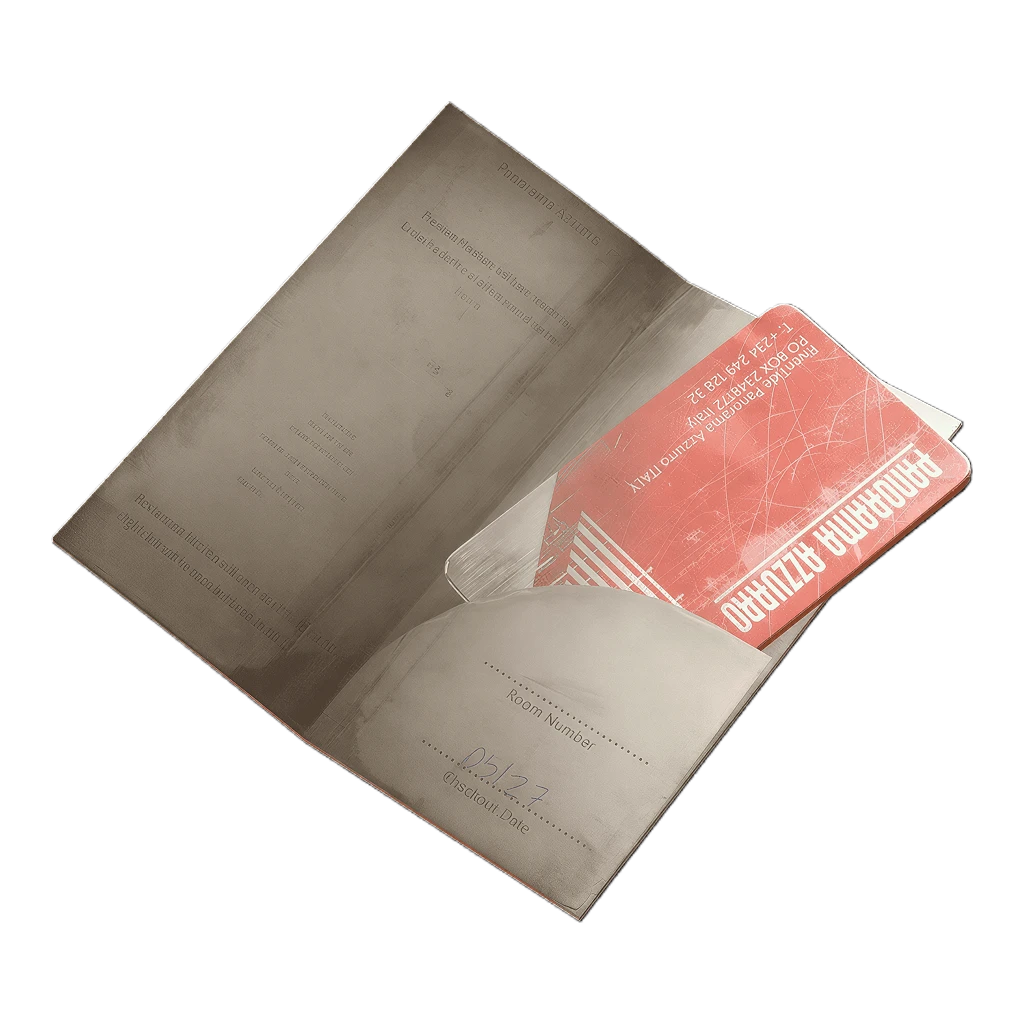 Riven Tides Hotel Keycard No. 107